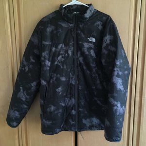 Men's North Face Dark Grey Camo Down Puffer Jacket